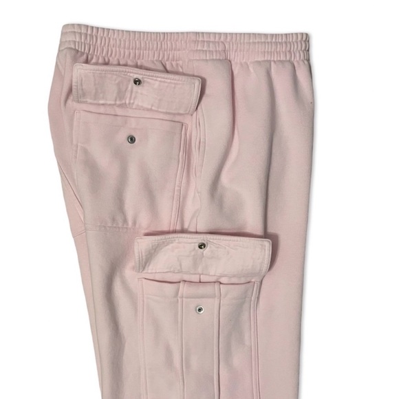 Skims Cotton Fleece Cargo Pants in Cherry Blossom Size Small - Picture 6 of 11